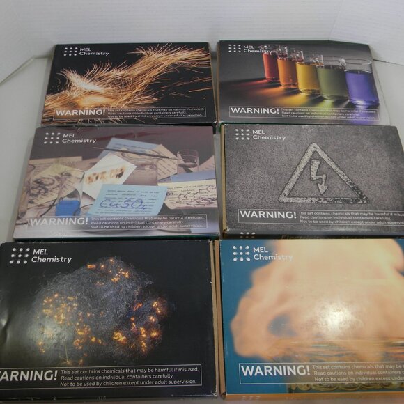 MEL Science Chemistry Lab Kits Set of 6 Homeschool Chem Class - Picture 2 of 4